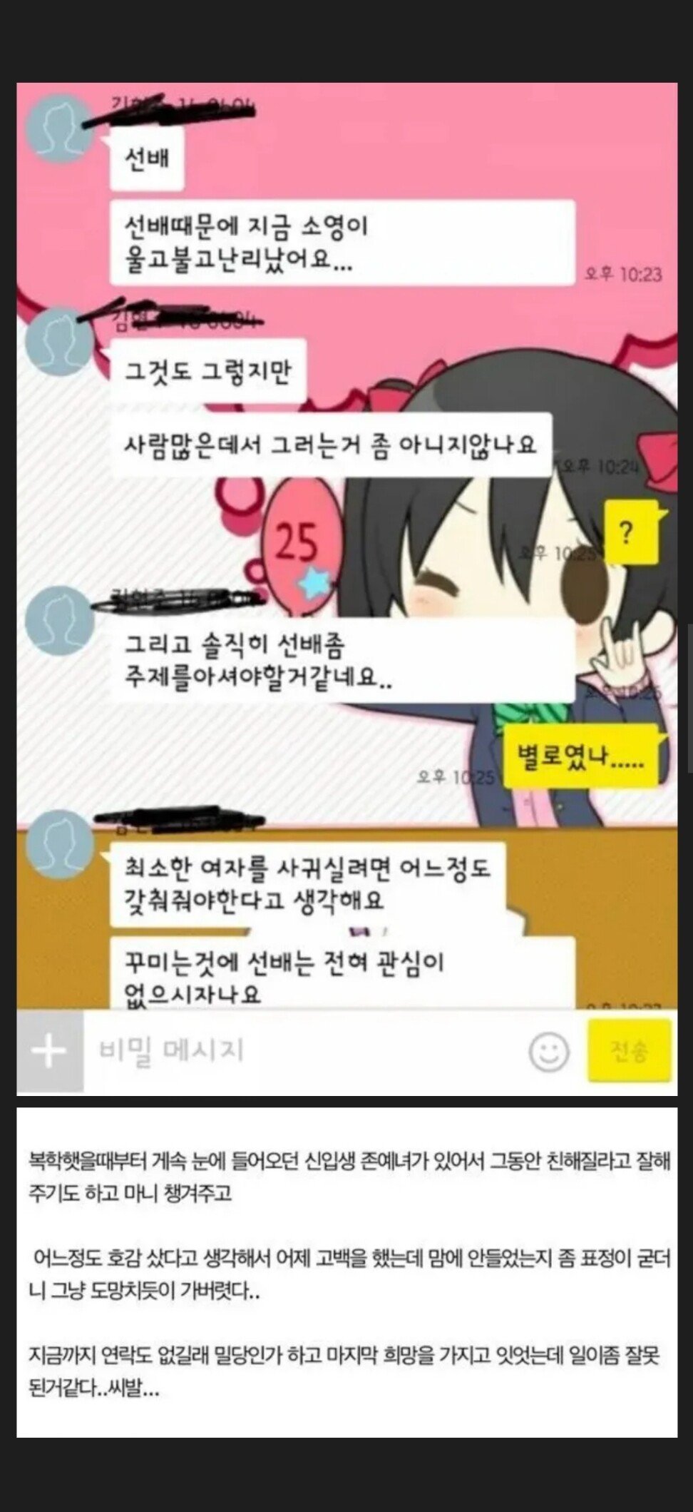 신입생 존예녀에게 고백한 디씨인 대참사.JPG