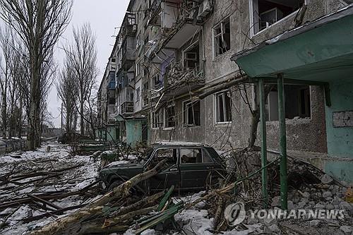 러시아에 함락된 우크라이나 동부 요충지 부흘레다르 [AP 연합뉴스 자료사진]